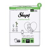 Sleepy Natural 2'li Ekonomik Fırsat Paketi Külot Bez 4 Numara Maxi 164 Adet
