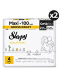 Sleepy Extra Günlük Aktivite Gross Paket Bebek Bezi 4 Numara Maxi 200 Adet