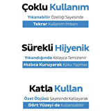 Sleepy Bio Çözünür Yüzey Temizlik Havlusu&Mendili Deniz Tuzu&Yosun 3x50 (150 Yaprak)