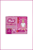 Sleepy Pink Jeans Külot Bez 3 Numara Midi 34 Adet