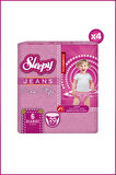 Sleepy Pink Jeans Külot Bez 6 Numara Xlarge 4’lü Jumbo 80 Adet