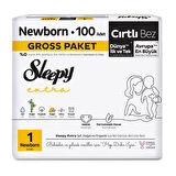 Sleepy Extra Günlük Aktivite Gross Paket Bebek Bezi 1 Numara Newborn 100 Adet