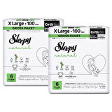 Sleepy Natural Gross Paket Bebek Bezi 6 Numara Xlarge 200 Adet
