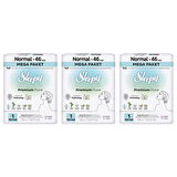 Sleepy Bio Natural Premium Plus Hijyenik Ped Mega Paket Normal 46x3 (138 Adet) 