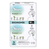 SLEEPY BİO NATURAL PREMİUM PLUS+ 3 GECE 10 PCS