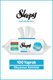 Sleepy Ocean Yüzey Temizlik Havlusu&Mendili Okyanus Ferahlığı 100 Yaprak