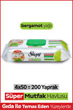 Easy Clean Süper Yüzey Temizlik Mutfak Havlusu&Mendili Bergamot Yağlı 4X50 (200 Yaprak)