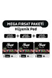 Sleepy Black Premium Plus Hijyenik Ped Mega Fırsat Paketi Uzun 108 Adet