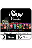 Sleepy Black Premium Plus Hijyenik Ped Gece 16 Adet