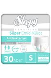 Sleepy Sensitive Antibakteriyel Emici Külot Small 30 Adet