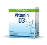 Voonka Vitamin D3 1000 IU Sprey 20 ml