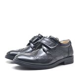 Oxford Cırtlı Erkek Çocuk Rugan Ayakkabı