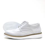 Hidra Beyaz Rugan Bağcıklı Erkek Çocuk Sünnet Ayakkabı