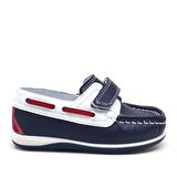 Feniks Cırtcırtlı Lacivert Kırmızı Casual Erkek Bebek Ayakkabı