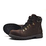 Griffon Hakiki Deri Fermuarlı Kışlık Çocuk Bot