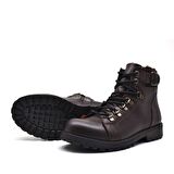 Griffon Hakiki Deri Fermuarlı Kışlık Çocuk Bot