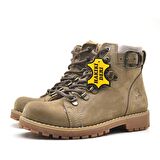 Griffon Hakiki Deri Vizon Fermuarlı Çocuk Bot