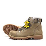 Griffon Hakiki Deri Vizon Fermuarlı Çocuk Bot