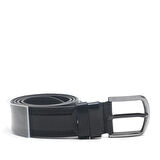 Siyah Hakiki Deri 4 cm Klasik Erkek Kemer