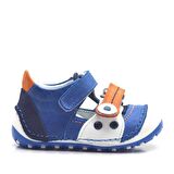 Hakiki Deri Turuncu Cırtlı Yazlık İlk Adım Ayakkabı