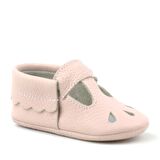 Hapshoe Kids Hakiki Deri Pudra Lastikli Bebek Patik