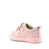 Rakerplus Hakiki Deri Pembe Cırtlı Anatomik Bebek Spor Ayakkabı Sneaker