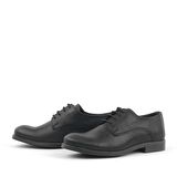 Rakerplus Siyah Mat Bağcıklı Oxford Çocuk Okul Ayakkabısı