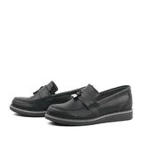 Siyah Mat Loafer Çocuk Okul Ayakkabısı