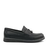Rakerplus Siyah Mat Loafer Klasik Çocuk Ayakkabısı