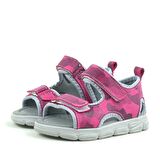 Rakerplus Hakiki Deri Pembe Kamuflaj Bebek Sandalet