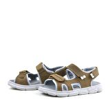 Rakerplus Hakiki Deri Kum Kamuflaj Çocuk Sandalet
