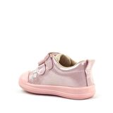 Rakerplus Hakiki Deri Pudra Işıltılı Anatomik Bebek Spor Ayakkabı Sneaker