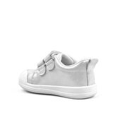 Rakerplus Hakiki Deri Beyaz Işıltılı Anatomik Bebek Spor Ayakkabı Sneaker