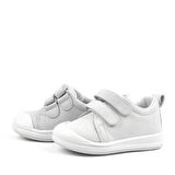 Rakerplus Hakiki Deri Beyaz Cırtlı Anatomik Bebek Spor Ayakkabı Sneaker