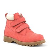 Rakerplus Hakiki Deri Kırmızı Cırtlı Çocuk Bot