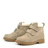 Rakerplus Hakiki Deri Vizon Cırtlı Çocuk Bot