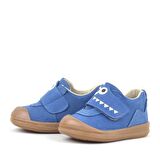 Rakerplus Hakiki Deri Lacivert Yüksek Bilekli Bebek Ayakkabı