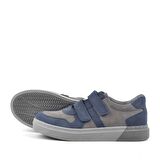 Rakerplus Hakiki Deri Lacivert Cırtlı Erkek Çocuk Sneaker