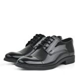 Rakerplus Siyah Rugan Bağcıklı Oxford Çocuk Klasik Ayakkabı