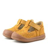 Rakerplus Shaun Hakiki Deri Taba Cırtlı Anatomik Bebek Ayakkabı