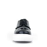 Rakerplus Derby Siyah Rugan Beyaz Taban  Çocuk Klasik Ayakkabı