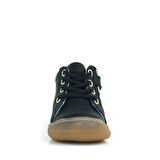 Anatomik Yumuşak Hakiki Deri Fermuarlı Siyah Bebek Bot Ayakkabı