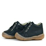 Anatomik Yumuşak Hakiki Deri Fermuarlı Siyah Bebek Bot Ayakkabı