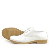 Rakerplus Krem Rugan Bağcıklı Oxford Çocuk Okul Ayakkabısı