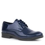 Rakerplus Lacivert Rugan Oxford Bağcıklı Klasik Çocuk Ayakkabı