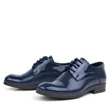 Rakerplus Lacivert Rugan Oxford Bağcıklı Klasik Çocuk Ayakkabı