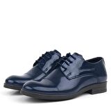 Rakerplus Lacivert Rugan Oxford Bağcıklı Klasik Çocuk Ayakkabı