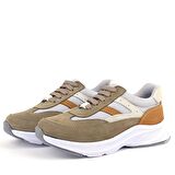 Rakerplus Hakiki Deri Anatomik Kum Rengi Bağcıklı Hafif Çocuk Spor Ayakkabı