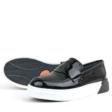 Rakerplus Siyah Rugan Çocuk Klasik Ayakkabı