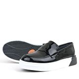 Rakerplus Siyah Rugan Çocuk Klasik Ayakkabı